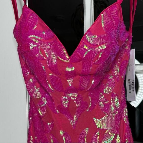 JOVANI 07784 PINK Prom Dress Size 4 - Picture 3 of 12